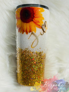 Sunflower with Gold Ombré